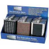 12pc 8oz Executive S/S Flasks-Countertop Display