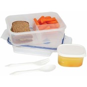 LaCuisine  34oz Locking Divided Lunch Container