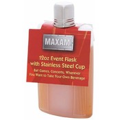 Maxam 12oz Event Flask with Stainless Steel Cup