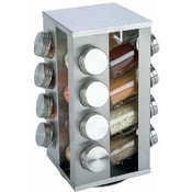 Chef Secret  16 Jar S/S Rotating Spice Rack