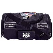 Buffalo Leather Motorcycle BarrelBag