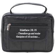 Embassy Solid Genuine Leather Bible Cover