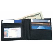 Men 's Solid Genuine Leather Bi-Fold Wallet