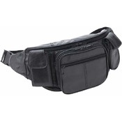Large Genuine Leather Waist Bag