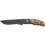 Camouflage Handle Liner Lock Knife