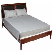 Wyndham House Microfiber Full Size Striped Sheet Set Wholesale Bulk