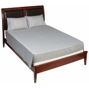 Wyndham House Microfiber Queen Size Striped Sheet Set Wholesale Bulk