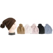 Crochet Winter Hat With Puff