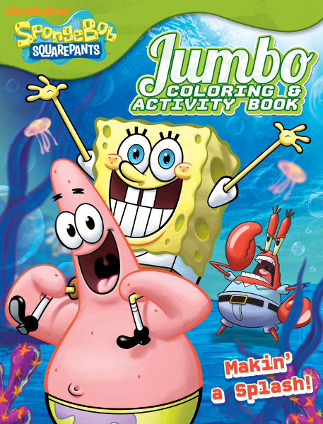 Wholesale Spongebob Jumbo Coloring and Activity Book (SKU 1818501