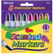 8 Color Scented Jumbo Watercolor Marker