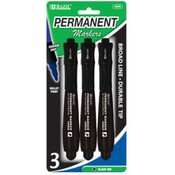 BAZIC Black Bullet Tip Jumbo Permanent Marker