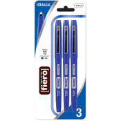 BAZIC Fiero Blue Fiber Tip Fineliner Pen (2/Pack)