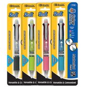BAZIC 2-In-1 Mechanical Pencil &amp; 4-Color Pen