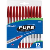 BAZIC Red Stick Pen