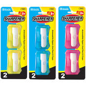 BAZIC Jumbo Sharperner w/ Receptacle (2/Pack)
