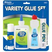 BAZIC Assorted Glue Sets (4/Pack)