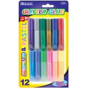 BAZIC 6ml Assorted Color Mini Glitter Glue