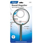 BAZIC 4" Round 2x Handheld Magnifier
