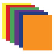 BAZIC Assorted Color 2 Pockets Portfolio Folders