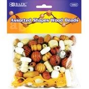 BAZIC Assorted Shapes Wood Beads