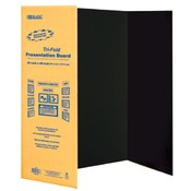 36" X 48" Black Tri-Fold Corrugated Board