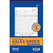 BAZIC 50 Sets 5.5" X 8 7/16" 2-Part Sales Order