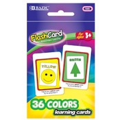 Bazic Colors Preschool Flash Cards (36/Pack)