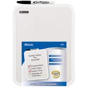 BAZIC 8.5" X 11" Dry Erase Board w/ Marker