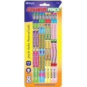 BAZIC Reward &amp; Incentive Wood Pencils w/ Eraser