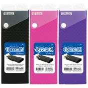 Bazic Pyramid Emboss Slider Pencil Case