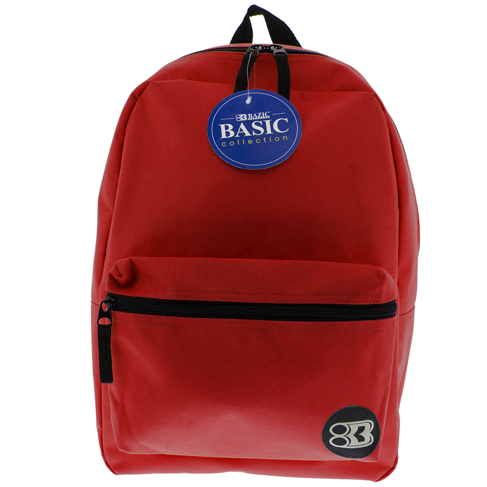 red small backpack