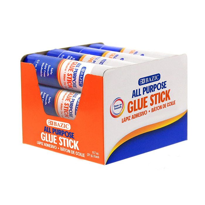 Wholesale BAZIC 21g / 0.7 Oz. Premium Large Glue Stick (SKU 2128955