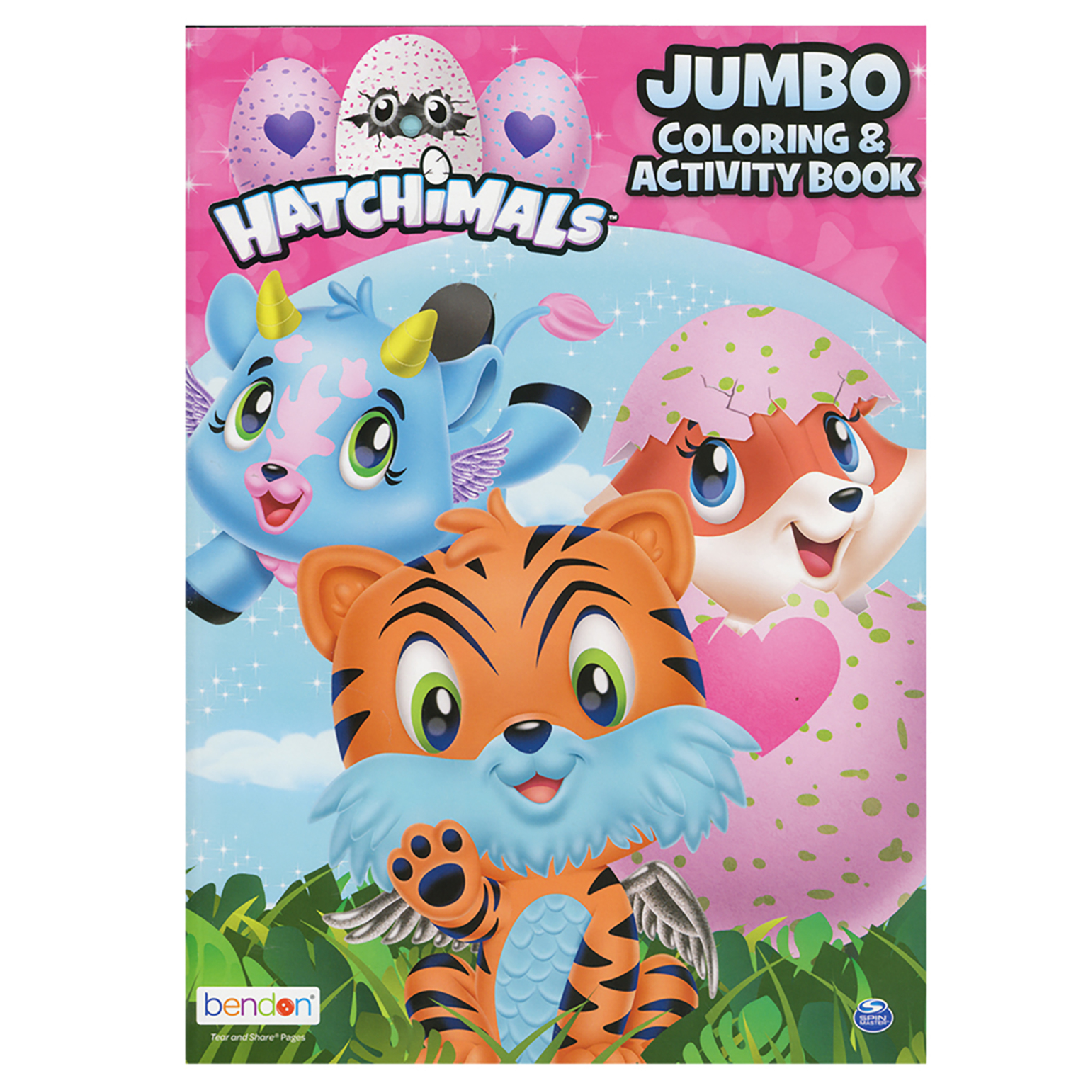 Wholesale Hatchimals Jumbo Coloring and Activity Book DollarDays