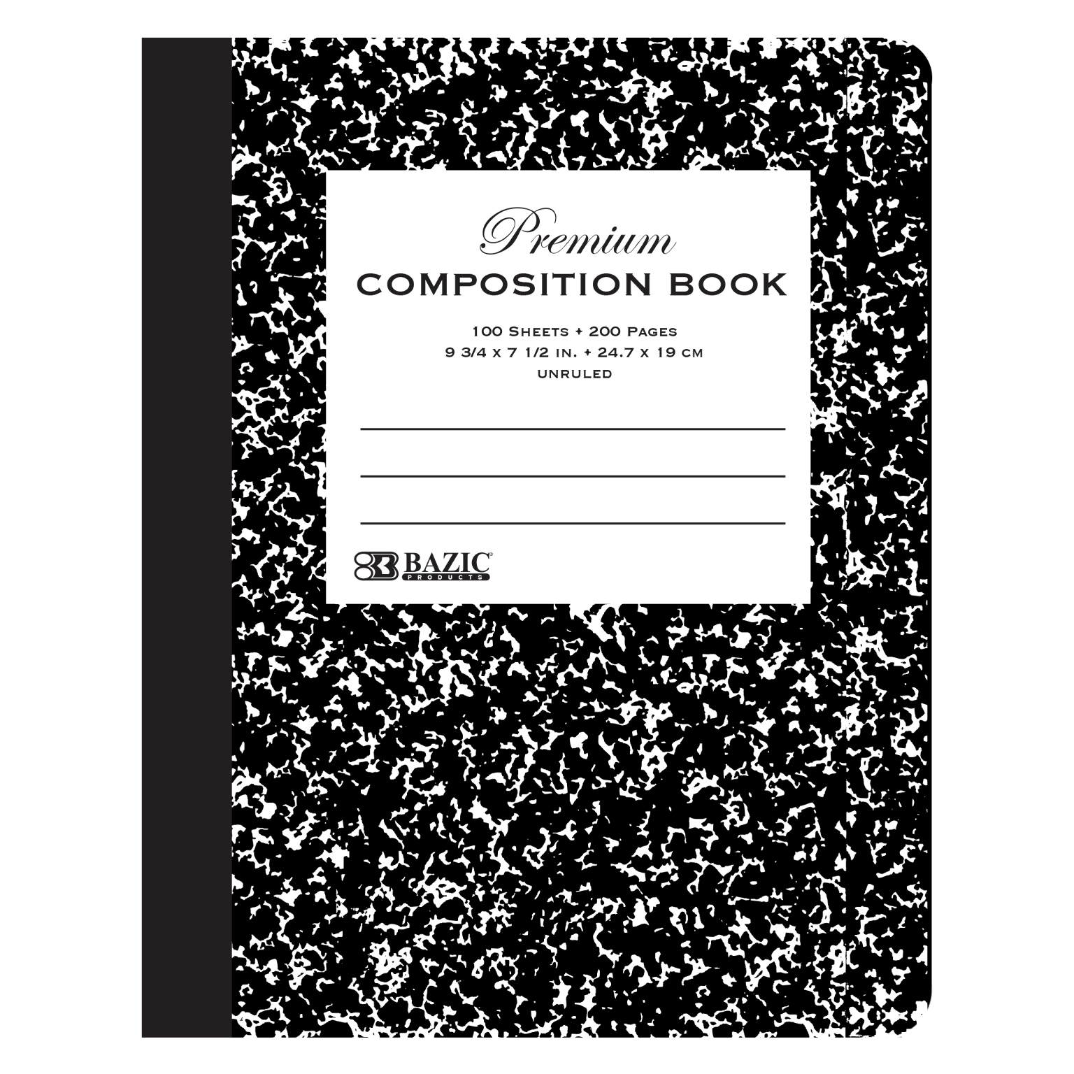 Marbled Blank Composition Book Wholesale DollarDays