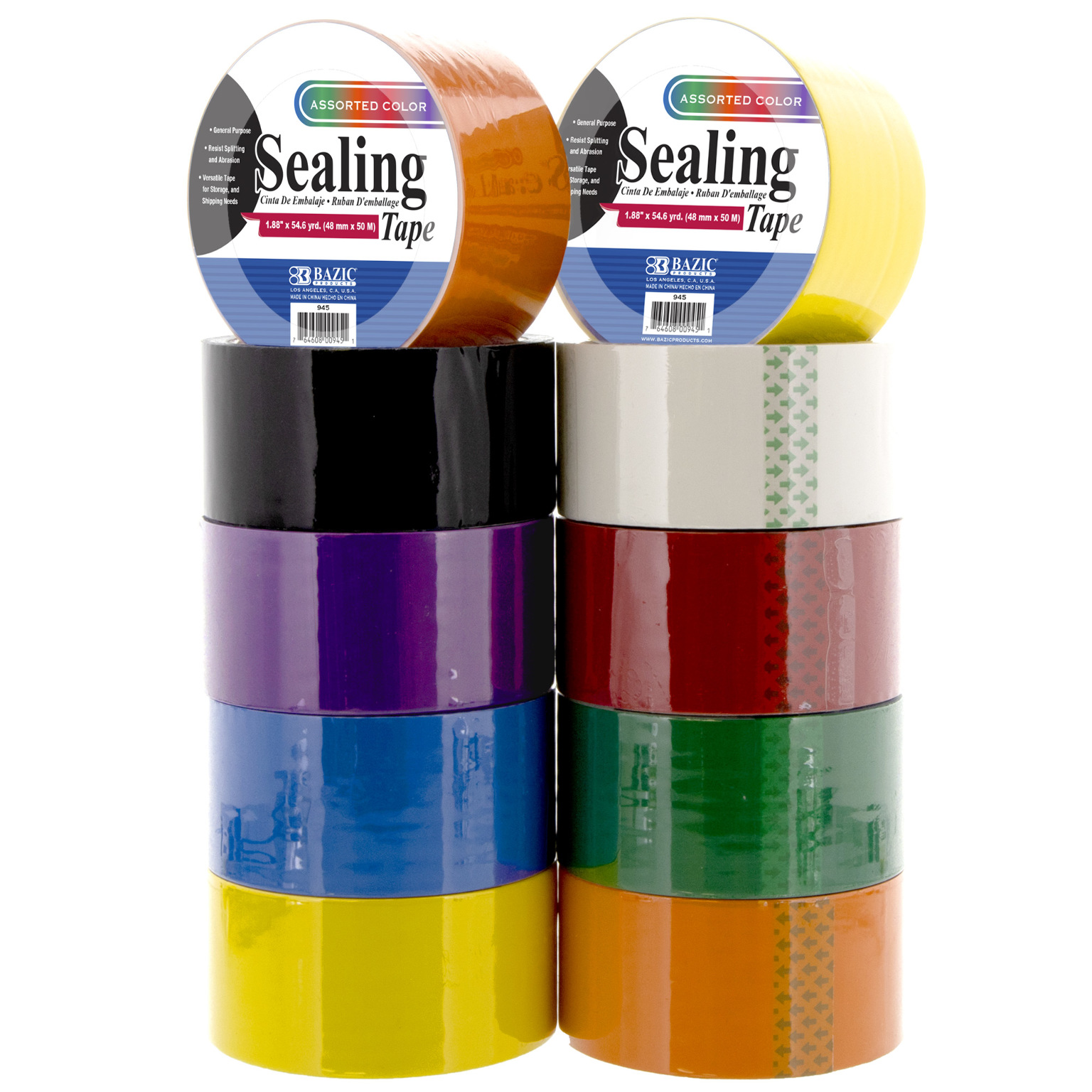 Wholesale Colored Packing Tape (SKU 1945708) DollarDays