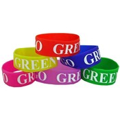 GO GREEN Wrist Band