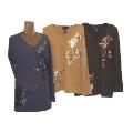 Missy Long Sleeved Embellished V-Neck Sweater