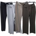 Missy Pant W/ Two Button &amp; Mock Fly Zipper Closure