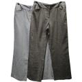 Missy Pant W/ Two Button &amp; Mock Fly Zipper Closure