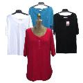Women's Plus Size Short Sleeve Pullover With Lace