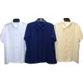Women's Plus Size Short Sleeve Button Down Blouse