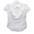 Women's Plus Size Short Sleeve Blouse W/ Keyhole