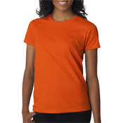 Gildan Ladies' T-Shirt Orange M