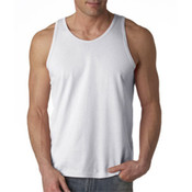 Mens Anvil Adult Heavyweight Tank Top White XL
