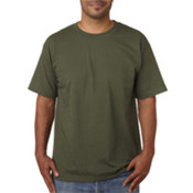 Bayside Adult Short-Sleeve Cotton Tee Olive Green M