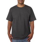 Bayside Adult Short-Sleeve Cotton Tee Charcoal S
