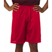 C2 Sport Adult Mesh/Tricot 9" Shorts Red M