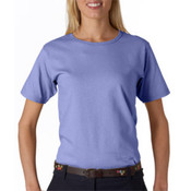 Anvil Ladies' Scoop Neck Tee Shirt Violet Small