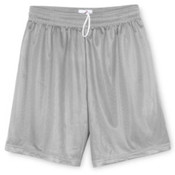 Mens Badger Mini-Mesh 7"  Shorts Silver XL
