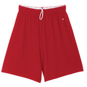 Mens Badger Jersey Short with 7" Inseam Red XL